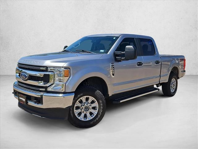 Iconic Silver Metallic 2021 Ford F-250 Super Duty XL Crew Cab 4WD Pickup Truck Four-Wheel Drive Automatic