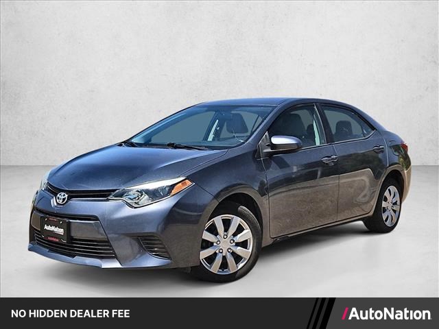 Slate Metallic 2015 Toyota Corolla LE Sedan Front-Wheel Drive Automatic