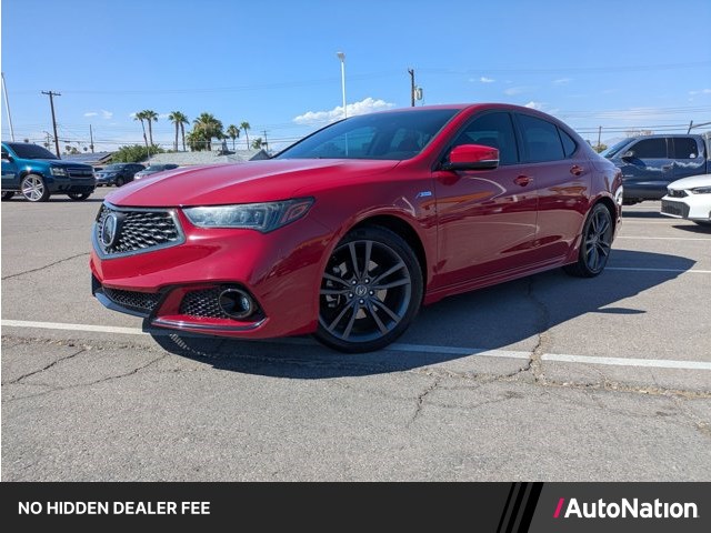 San Marino Red 2019 Acura TLX Sedan Front-Wheel Drive Automatic