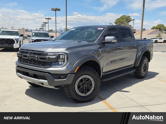 Carbonized Gray Metallic 2025 Ford Ranger Raptor SuperCrew 4WD Pickup Truck Four-Wheel Drive Automatic