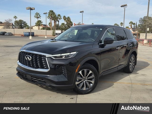 Mineral Black 2025 INFINITI QX60 Pure AWD SUV / Crossover All-Wheel Drive Automatic