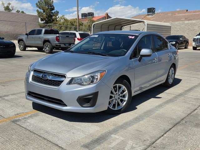 Ice Silver Metallic 2014 Subaru Impreza 2.0i Premium Sedan All-Wheel Drive Automatic