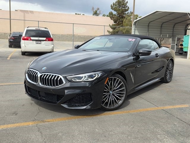 Black Sapphire Metallic 2022 BMW 8 Series 840i Convertible RWD Convertible Rear-Wheel Drive Automatic