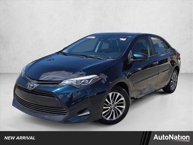 Teal (Galactic Aqua Mica) 2018 Toyota Corolla XLE Sedan Front-Wheel Drive Automatic
