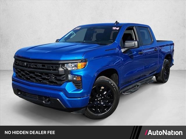 Glacier Blue Metallic 2024 Chevrolet Silverado 1500 Pickup Truck 4X2 8-Speed Automatic