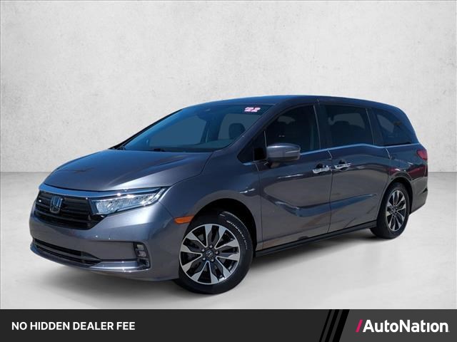 Gray 2022 Honda Odyssey Minivan Front-Wheel Drive Automatic