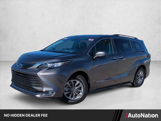 Predawn Gray Mica 2023 Toyota Sienna Minivan Front-Wheel Drive Automatic