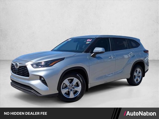 Celestial Silver Metallic 2024 Toyota Highlander SUV / Crossover All-Wheel Drive Automatic