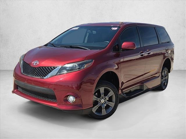 Salsa Red Pearl 2015 Toyota Sienna SE 8-Passenger Premium Minivan Front-Wheel Drive Automatic
