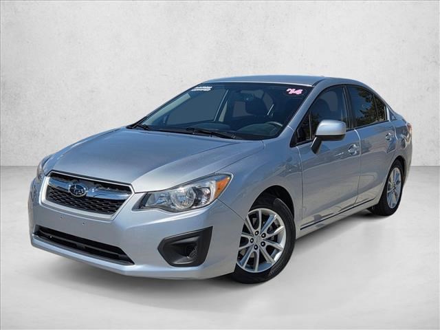 Ice Silver Metallic 2014 Subaru Impreza 2.0i Premium Sedan All-Wheel Drive Automatic