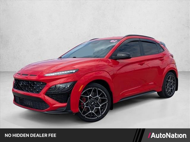 Racing Red 2022 Hyundai Kona N SUV / Crossover Front-Wheel Drive Automatic