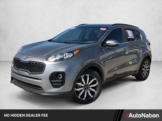 Mineral Silver 2019 Kia Sportage EX FWD SUV / Crossover Front-Wheel Drive Automatic