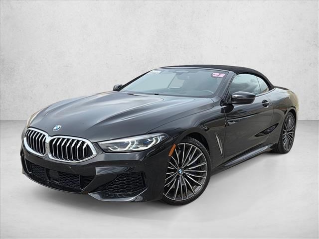 Black Sapphire Metallic 2022 BMW 8 Series 840i Convertible RWD Convertible Rear-Wheel Drive Automatic