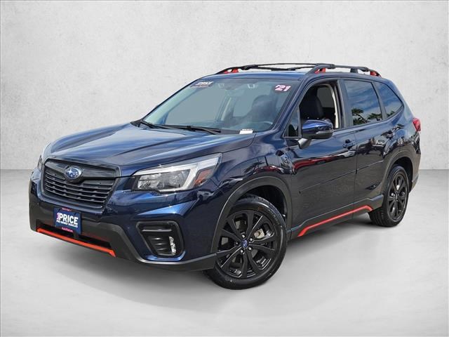Dark Blue Pearl 2021 Subaru Forester Sport Crossover AWD SUV / Crossover All-Wheel Drive Automatic