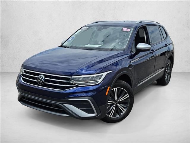 Atlantic Blue Metallic 2024 Volkswagen Tiguan SUV / Crossover Front-Wheel Drive 8-Speed Automatic
