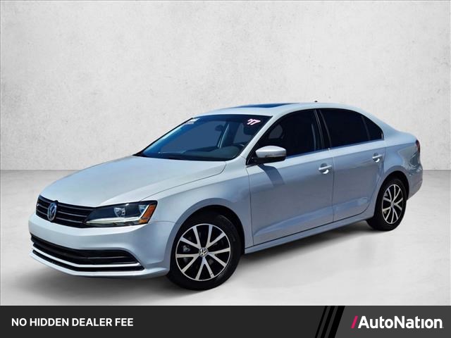 White Silver Metallic 2017 Volkswagen Jetta 1.4T SE FWD Sedan Front-Wheel Drive 6-Speed Automatic