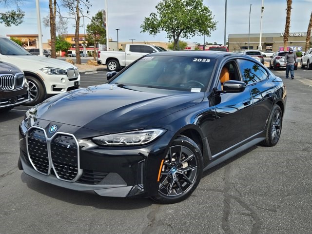 Jet Black 2023 BMW i4 eDrive35 Gran Coupe FWD Sedan Rear-Wheel Drive Automatic