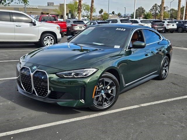 San Remo Green Metallic 2023 BMW i4 eDrive35 Gran Coupe FWD Sedan Rear-Wheel Drive Automatic