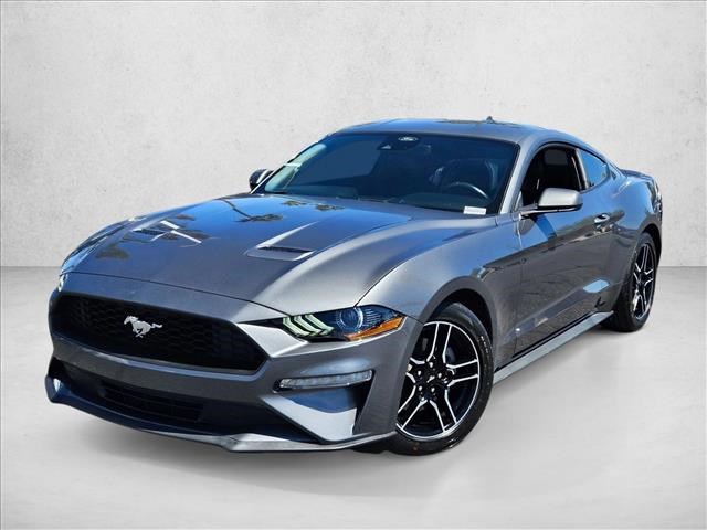 Carbonized Gray Metallic 2022 Ford Mustang EcoBoost Premium Fastback RWD Coupe Rear-Wheel Drive Automatic