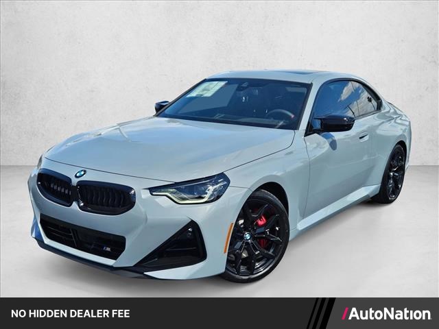 Gray (Brooklyn Grey Metallic) 2026 BMW 2 Series M240i Coupe RWD Coupe Rear-Wheel Drive Automatic