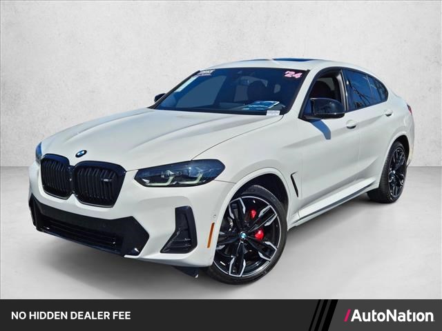 Alpine White 2024 BMW X4 M40i AWD SUV / Crossover All-Wheel Drive Automatic