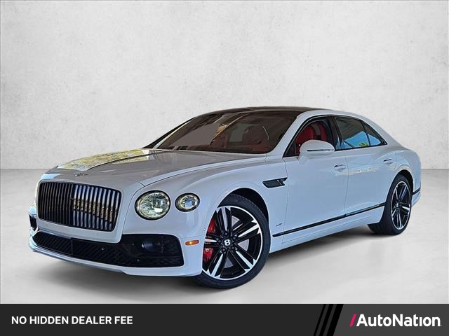 White 2021 Bentley Flying Spur Sedan All-Wheel Drive Automatic