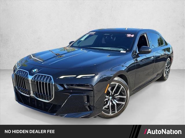 Black Sapphire Metallic 2024 BMW 7 Series Sedan Rear-Wheel Drive Automatic