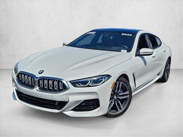 Mineral White Metallic 2023 BMW 8 Series 840i xDrive Gran Coupe AWD Coupe All-Wheel Drive Automatic