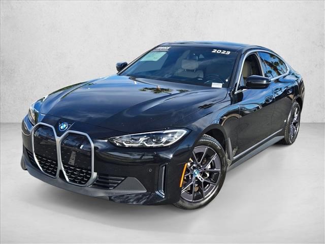 Jet Black 2023 BMW i4 eDrive35 Gran Coupe FWD Sedan Rear-Wheel Drive Automatic