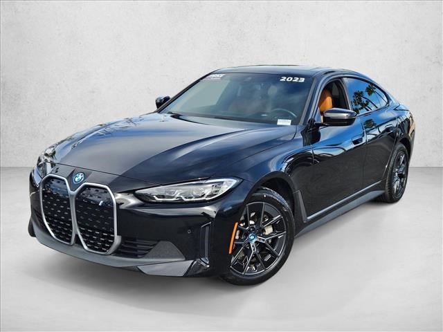 Jet Black 2023 BMW i4 eDrive35 Gran Coupe FWD Sedan Rear-Wheel Drive Automatic