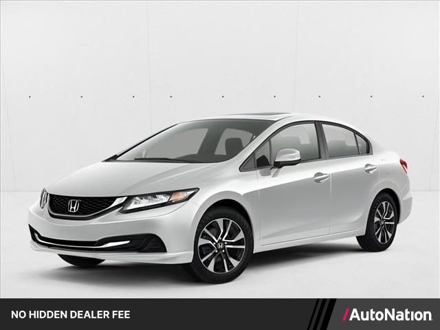 Alabaster Silver Metallic 2013 Honda Civic Sedan Front-Wheel Drive 5-Speed Automatic