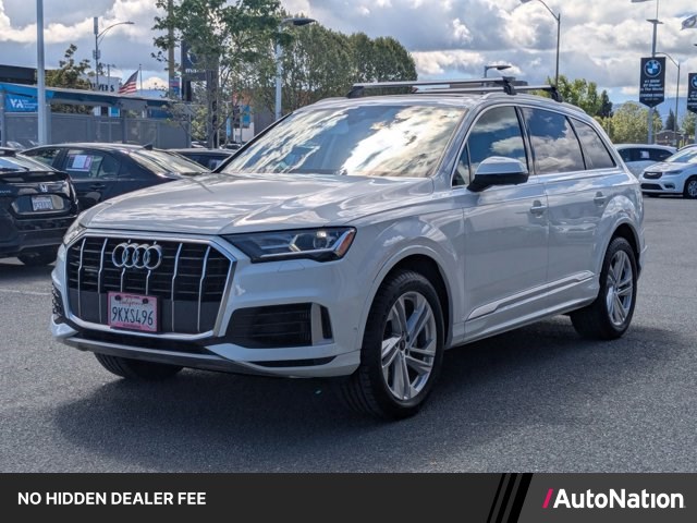 Carrara White 2021 Audi Q7 quattro Premium Plus 55 TFSI SUV / Crossover All-Wheel Drive Automatic