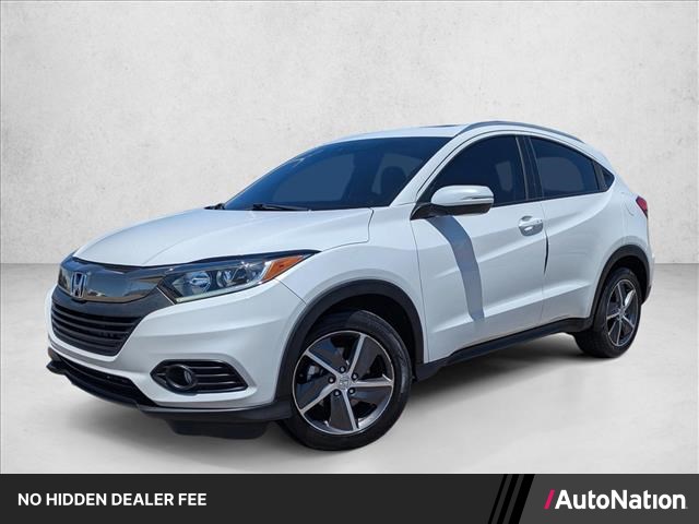 Platinum White Pearl 2021 Honda HR-V SUV / Crossover Front-Wheel Drive Automatic