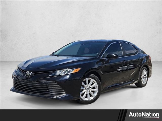 Midnight Black Metallic 2019 Toyota Camry LE FWD Sedan Front-Wheel Drive Automatic