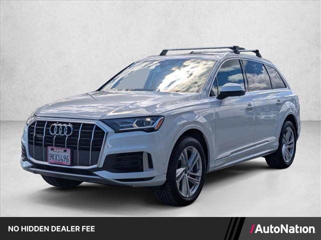 Carrara White 2021 Audi Q7 quattro Premium Plus 55 TFSI SUV / Crossover All-Wheel Drive Automatic
