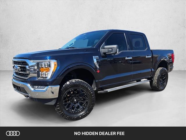 Antimatter Blue Metallic 2021 Ford F-150 Pickup Truck Four-Wheel Drive Automatic