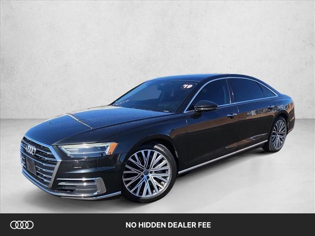 Vesuvius Gray Metallic 2019 Audi A8 L 55 TFSI quattro Sedan All-Wheel Drive Automatic