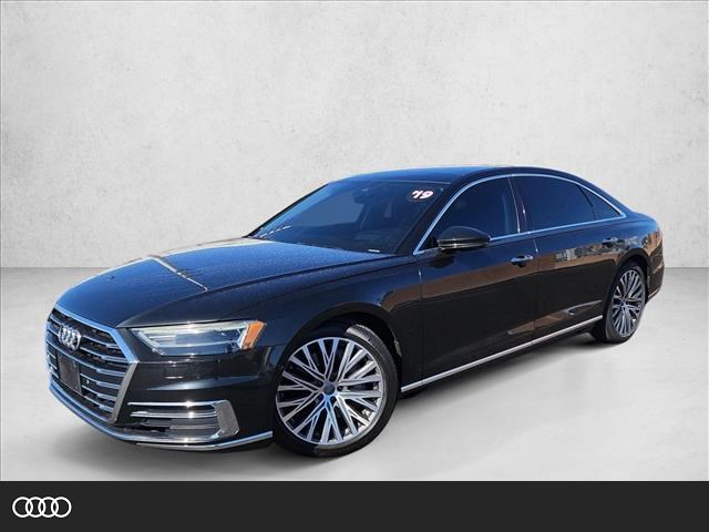 Vesuvius Gray Metallic 2019 Audi A8 L 55 TFSI quattro Sedan All-Wheel Drive Automatic