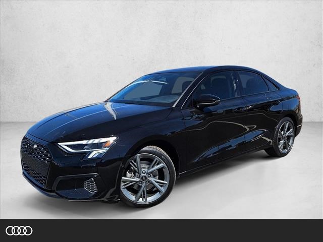 Brilliant Black 2024 Audi A3 40 TFSI quattro Premium AWD Sedan All-Wheel Drive Automatic