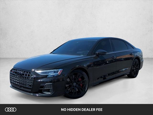 Mythos Black Metallic 2025 Audi S8 Sedan All-Wheel Drive Automatic