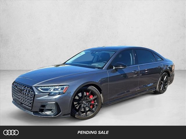 Daytona Gray Pearl Effect 2022 Audi S8 Sedan Automatic