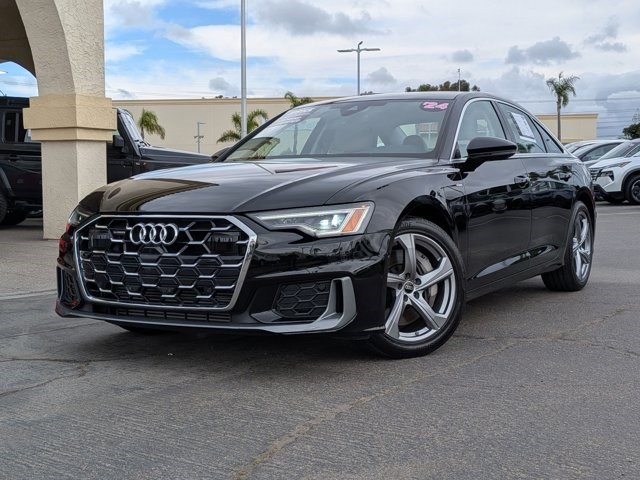 Brilliant Black 2024 Audi A6 quattro Premium Plus 55 TFSI Sedan All-Wheel Drive Automatic