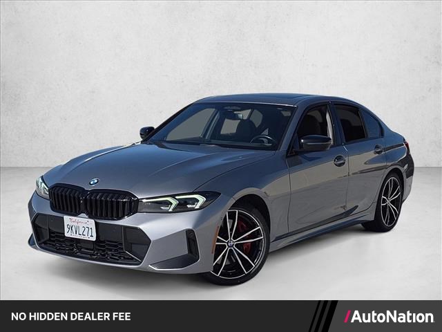 Gray (Skyscraper Grey Metallic) 2024 BMW 3 Series Sedan Rear-Wheel Drive Automatic