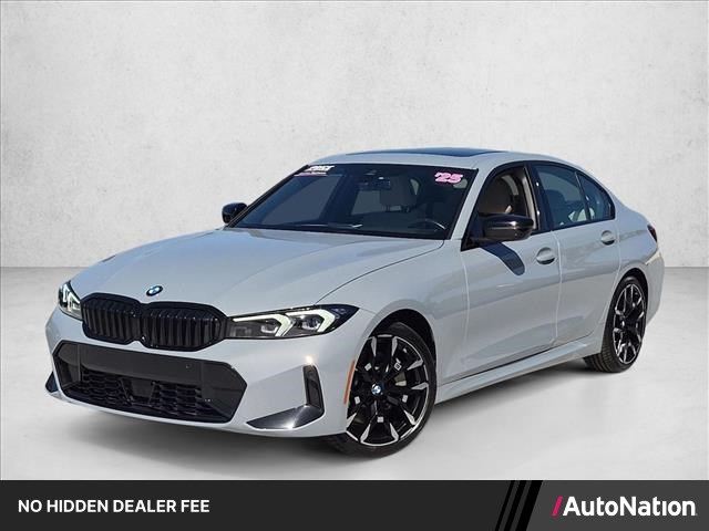 Gray (Brooklyn Grey Metallic) 2025 BMW 3 Series Sedan All-Wheel Drive Automatic