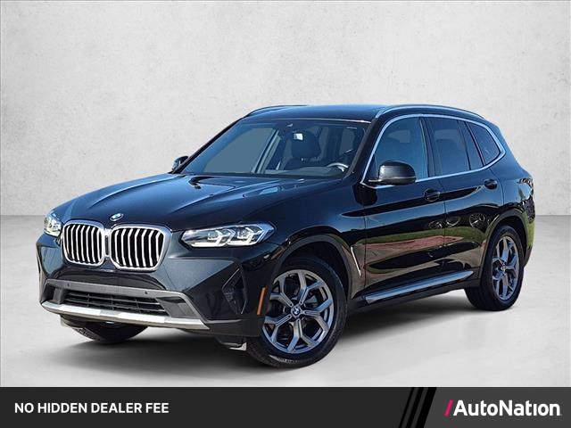 Black Sapphire Metallic 2023 BMW X3 SUV / Crossover Rear-Wheel Drive Automatic
