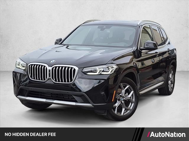 Jet Black 2023 BMW X3 SUV / Crossover Rear-Wheel Drive Automatic