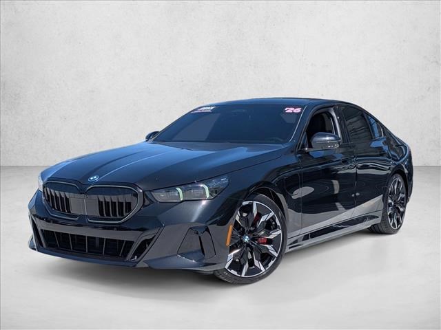 Black Sapphire Metallic 2026 BMW 5 Series 550e xDrive Sedan All-Wheel Drive Automatic