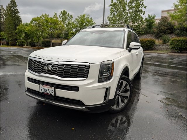 Snow White Pearl 2021 Kia Telluride S AWD SUV / Crossover All-Wheel Drive Automatic