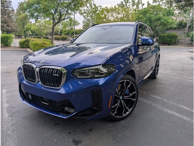 Marina Bay Blue Metallic 2022 BMW X3 M AWD SUV / Crossover All-Wheel Drive Automatic