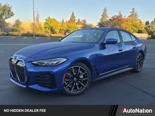 Portimao Blue Metallic 2024 BMW i4 Sedan Rear-Wheel Drive Automatic